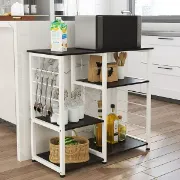 SogesPower 3-Tier Baker Rack Multi-layers Kitchen Rack Microwave Stand