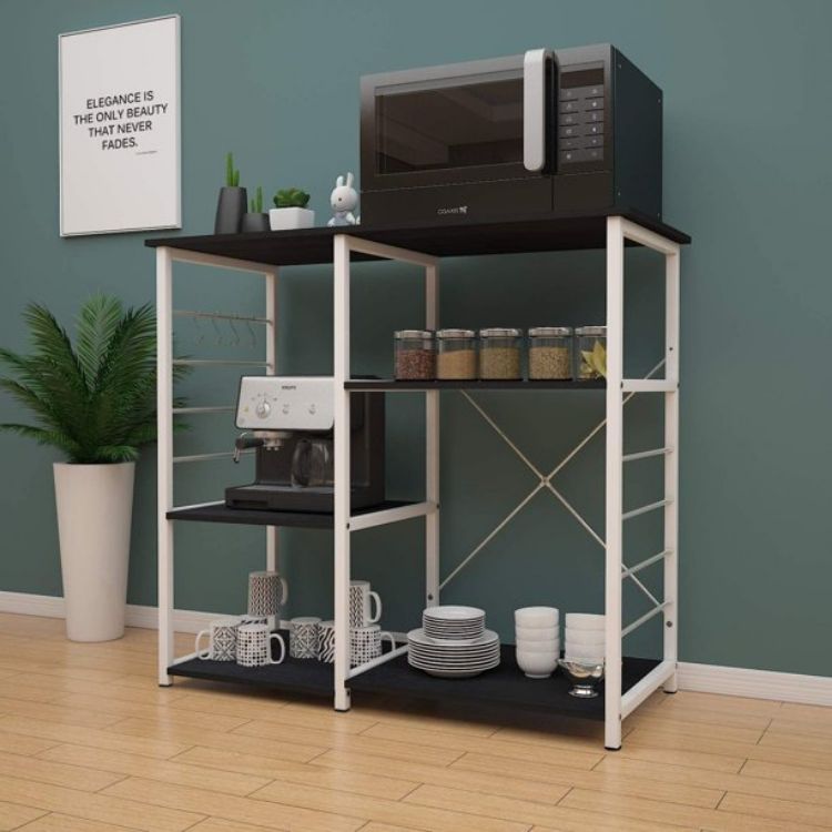 SogesPower 3-Tier Baker Rack Multi-layers Kitchen Rack Microwave Stand
