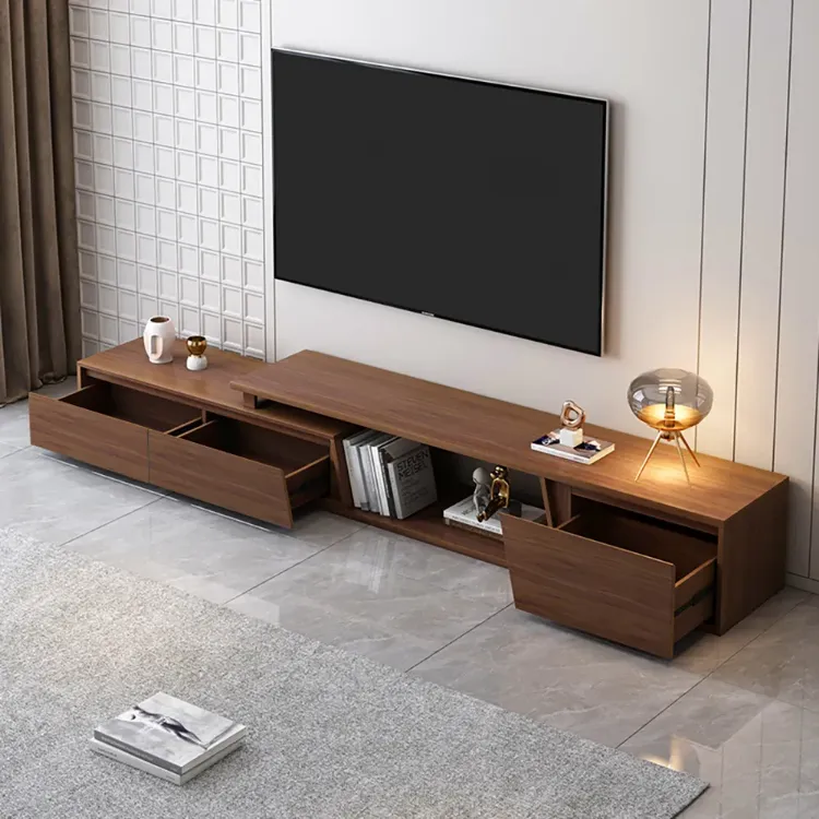Graffi TV Unit with 3 Drawers - Expandable 