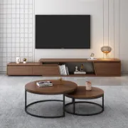 Graffi TV Unit with 3 Drawers - Expandable 