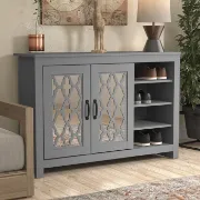 Gray Abbie-May 16 Pair Shoe Storage Cabinet