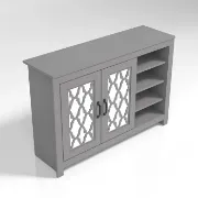 Gray Abbie-May 16 Pair Shoe Storage Cabinet