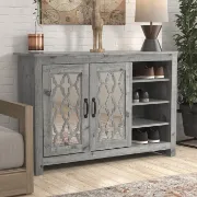 Gray Abbie-May 16 Pair Shoe Storage Cabinet