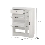 Picture of Separ Wood Shoe Storage Cabinet