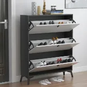 Picture of Recetar Shoe Storage Cabinet - 3 Folding Drawers