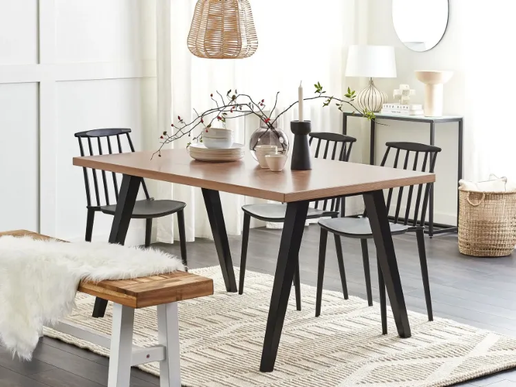 Picture of Culina Wood and Black Dining Table 