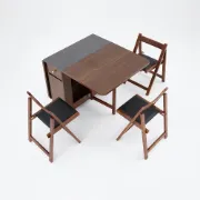 Picture of Sai Rectangle Folding Dining Table Set 