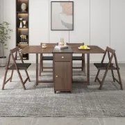 Picture of Sai Rectangle Folding Dining Table Set 