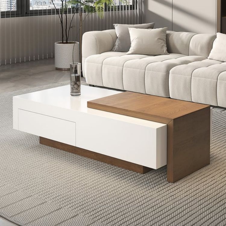 Picture of Crova Coffee Table with a Sliding Storage 