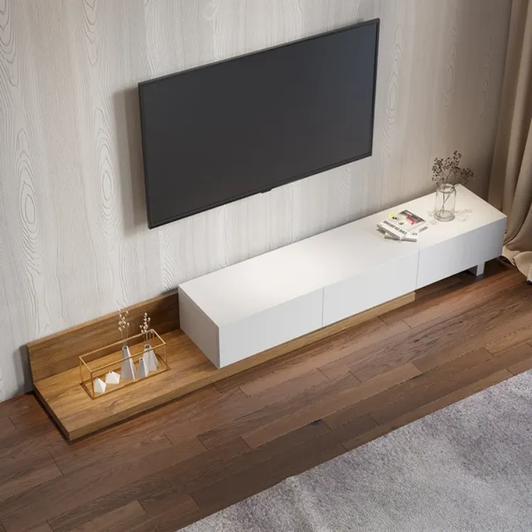 Picture of Seyra Wood Extendable TV Stand with 3-Drawers