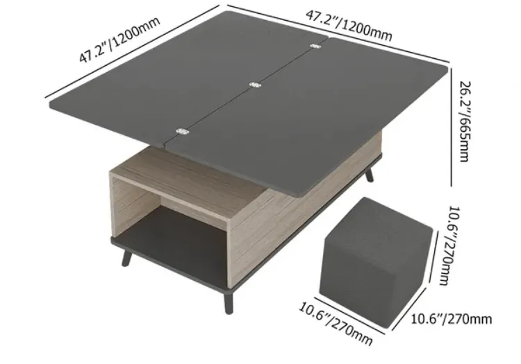 Picture of Smila Multifunctional coffee table - 5 pieces 
