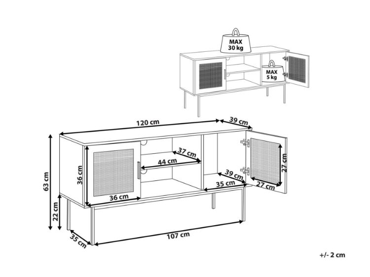 Picture of Boho Chic TV table 