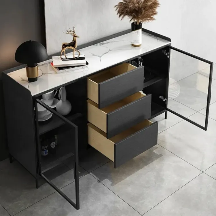 Picture of Lekan Modern Sideboard Cabinet Natural wood 