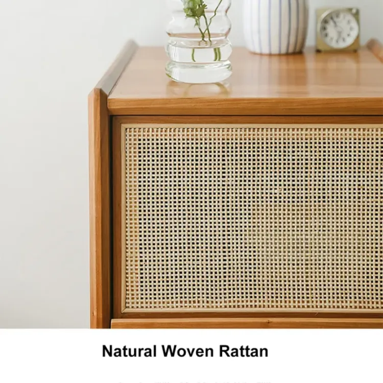 Picture of Avvelo Rattan Nightstand - 2 drawers 