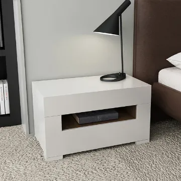 Show details for Legeto modern nightstand - one drawer Picture of Legeto modern nightstand - one drawer