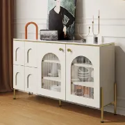 Picture of Credenza Sideboard Natural wood with Metal legs 