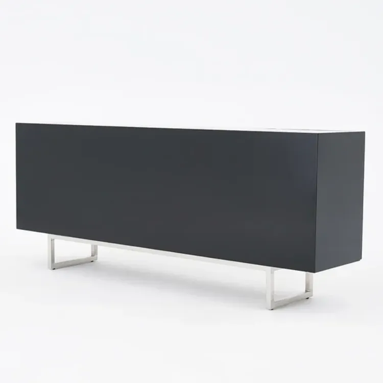 Picture of Venela Modern Sideboard Natural wood with Metal legs 