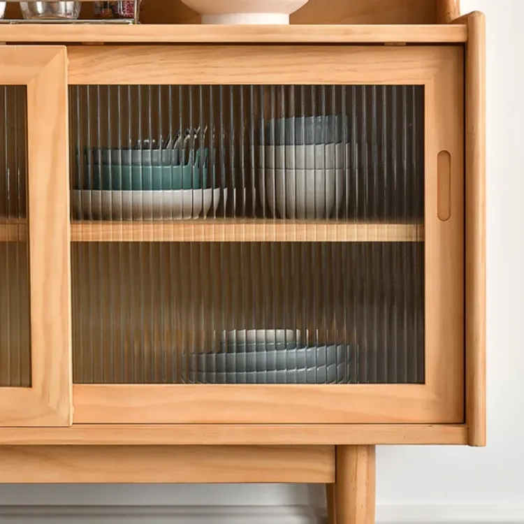 Picture of Crase Mid-century and Modern Natural wood Sideboard 