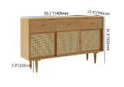 Picture of Renvo Natural wood Sideboard 