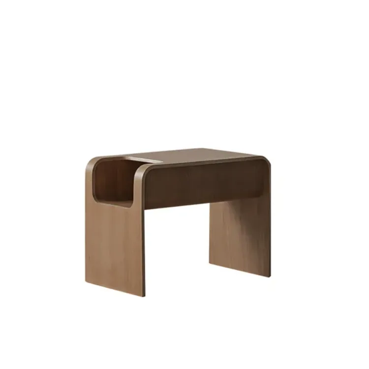 صورة طاولة جانبية خشب طبيعى - لاكو