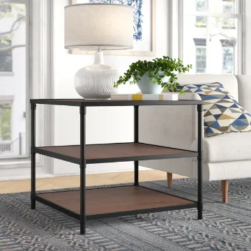 تفاصيل طاولة جانبية خشب طبيعي - أريس صورة طاولة جانبية خشب طبيعي - أريس