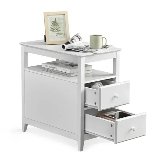 Picture of Andru Modern Side table - Natural Wood