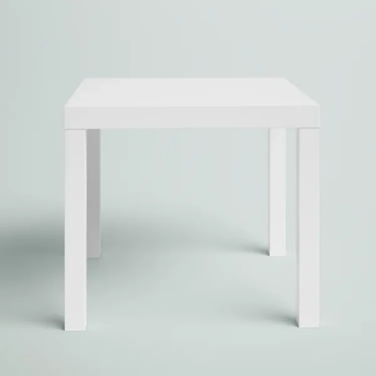 صورة طاولة جانبية خشب طبيعي - أرقوس 