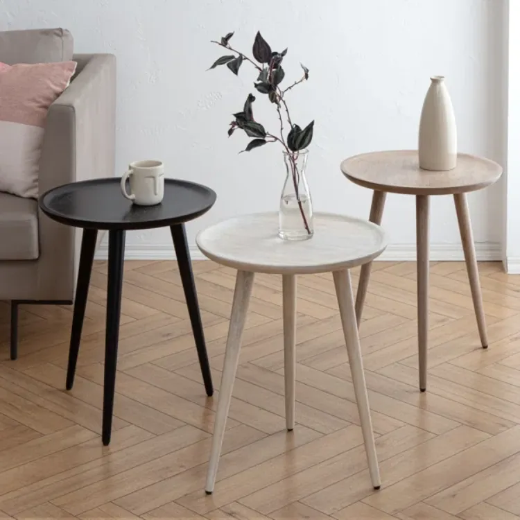 Picture of Bovadilla Modern Natural wood Side table 