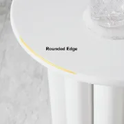 صورة طاولة جانبية خشب طبيعي -جاسمينا