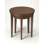 صورة طاولات جانبية خشب طبيعي أوروفينو - قطعتين