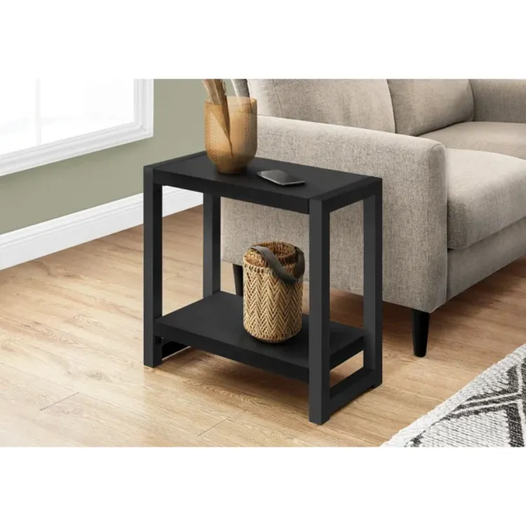 Picture of Brulotte Natural wood Side table - One shelf 