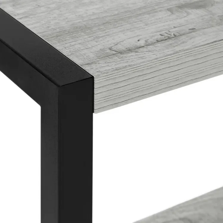 صورة طاولة جانبية حديثة خشب طبيعي - بروليت 
