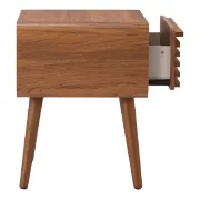 Picture of Birilian Natural Wood Side table - One drawer 