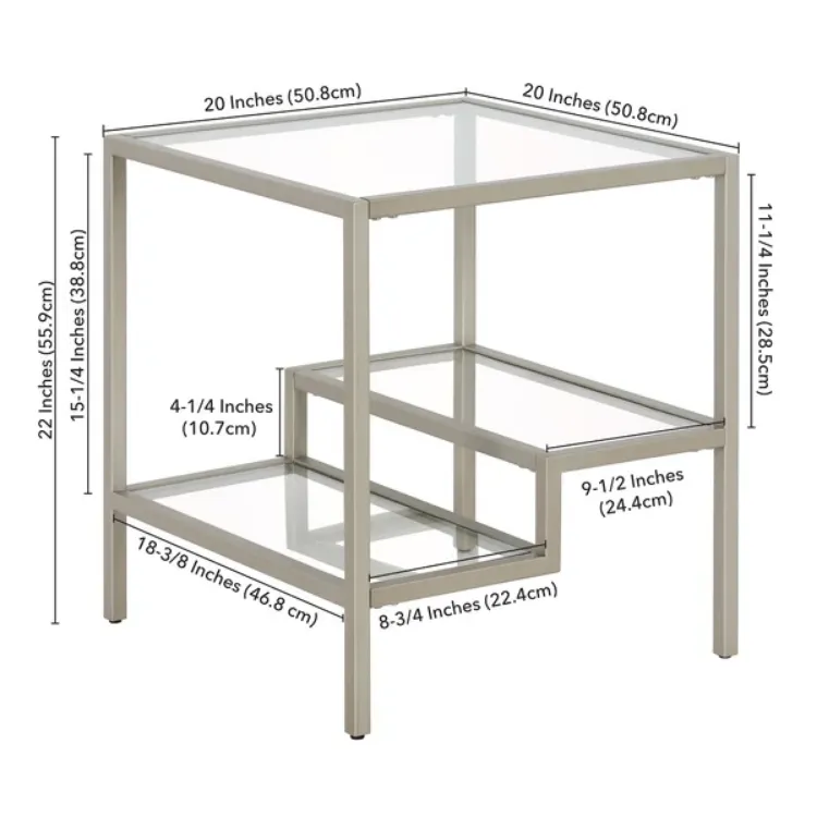 Picture of Coffeno Side table - 2 shelves 