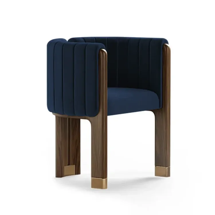 Picture of  Bergument Modern natural wood Arm chair 