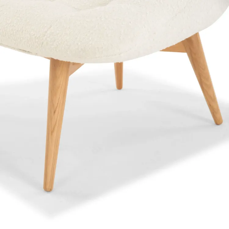 Picture of Elton Upholstered Natural wood chair 