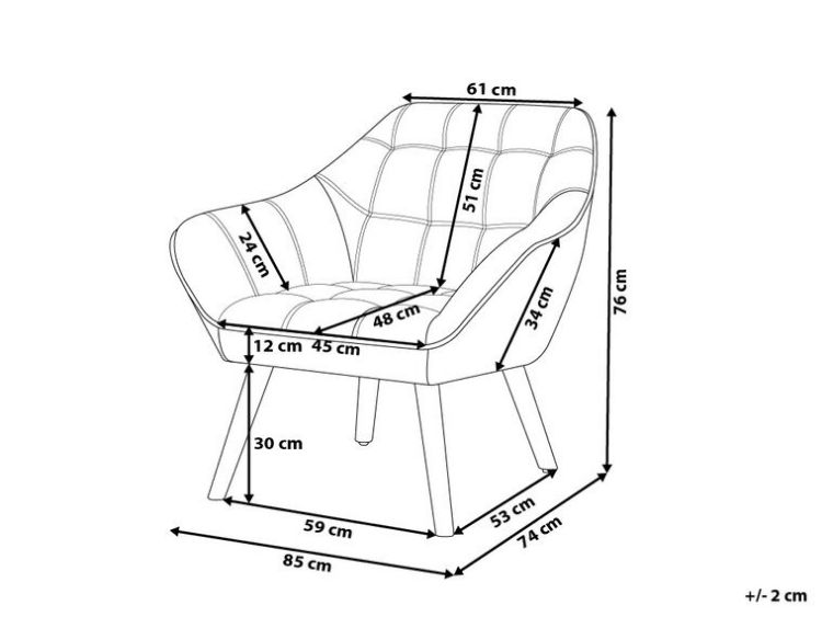 Picture of Ferry Natural wood Armchair