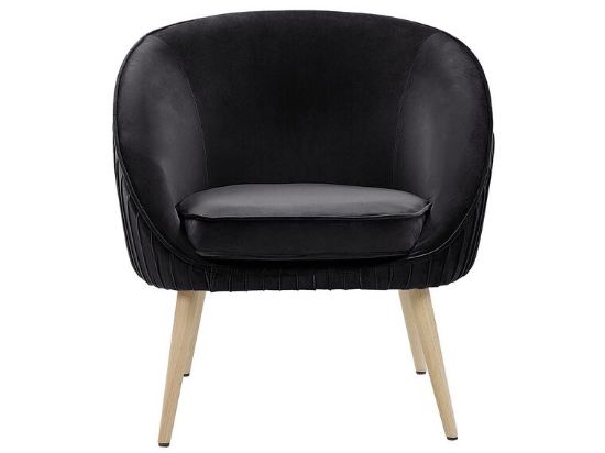 Picture of Divano Upholstered Natural wood chair