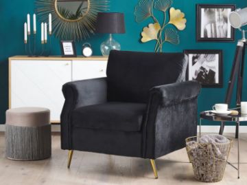 Show details for Daroa Modern Armchair – Natural Wood with Stainless Steel Legs Picture of Daroa Modern Armchair – Natural Wood with Stainless Steel Legs