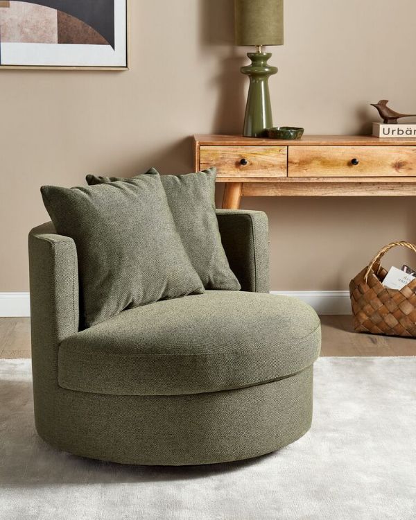 Picture of Sella - Fully padded armless chair with 360 degree swivel base 