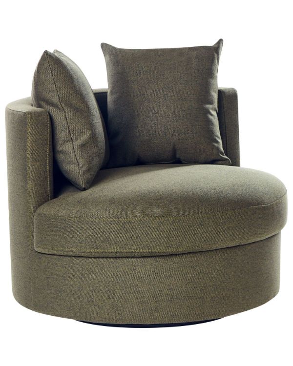 Picture of Sella - Fully padded armless chair with 360 degree swivel base 