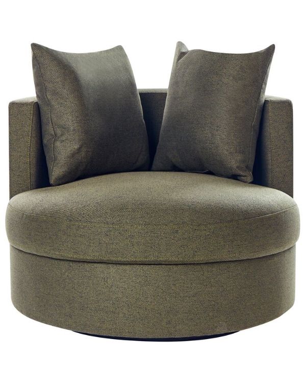 Picture of Sella - Fully padded armless chair with 360 degree swivel base 