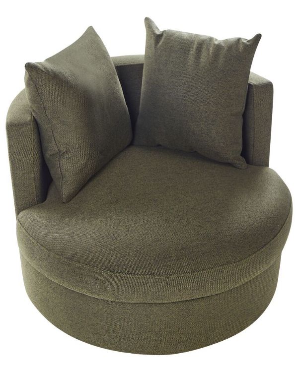 Picture of Sella - Fully padded armless chair with 360 degree swivel base 