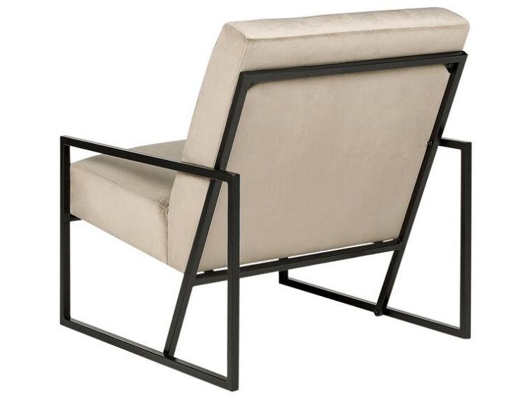 Picture of Arm chair with black frame-DELARY