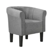 Picture of Roma Natural wood upholstered chair 