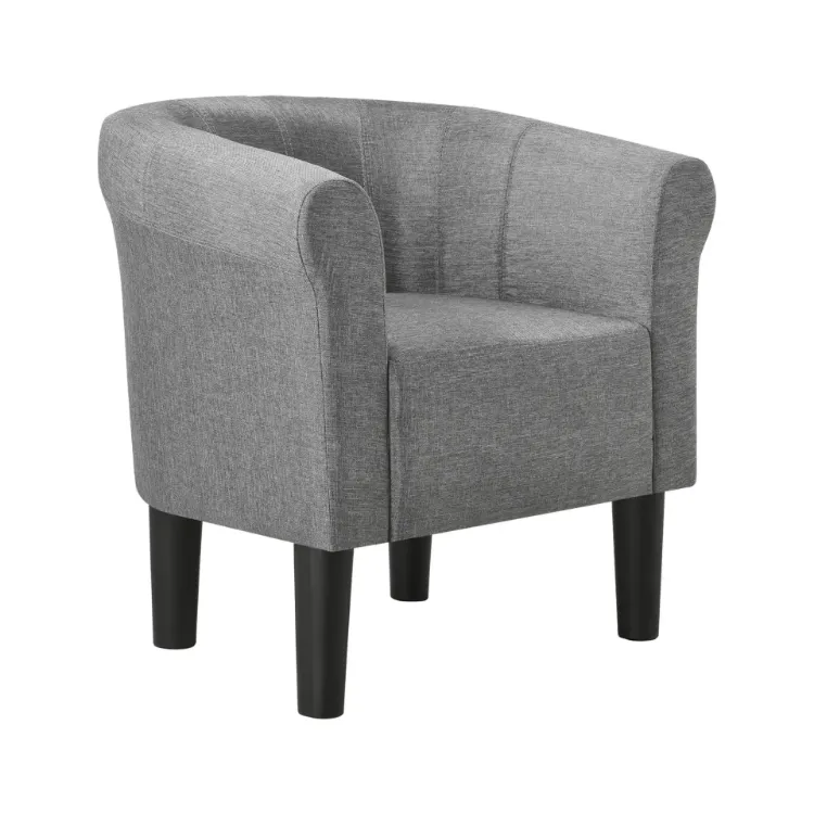 Picture of Roma Natural wood upholstered chair 