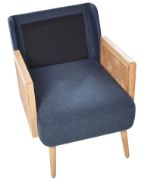 Picture of Fabric-Armchair with armrests and armrest 