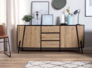 Picture of  Aldera Buffet with drawers and shelves in a modern design 