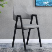 Picture of Zada Modern wood dining chair and fabric