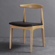 Picture of Louis Modern wood chair and leather